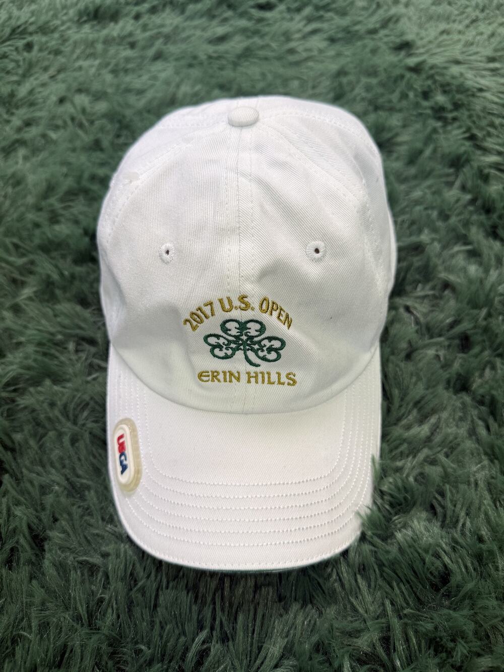 2017 U.S. Open Erin Hills Golf Hat Cap USGA Member White Adjustable
